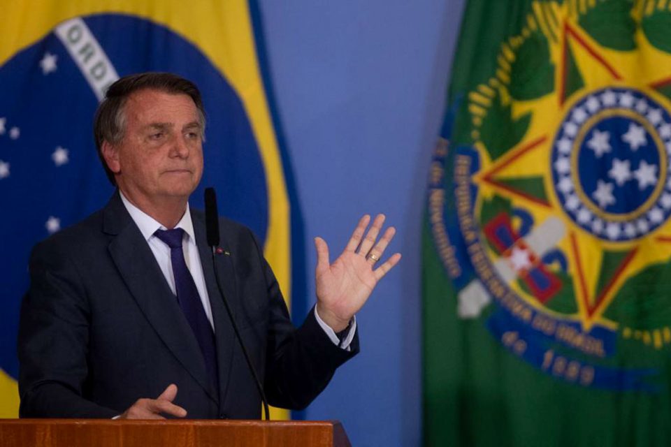 Presidente jair bolsonaro durante cerimonia no planalto 4