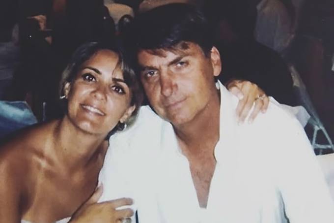 Ana Cristina Valle e Jair Bolsonaro