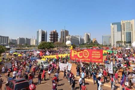 Protesto contra Bolsonaro no Grito dos Excluídos