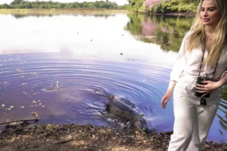 Fernanda Keulla escapa por pouco de ataque de jacaré