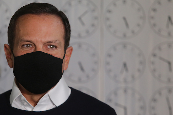 Governador de São Paulo, João Doria, em julho de 2021