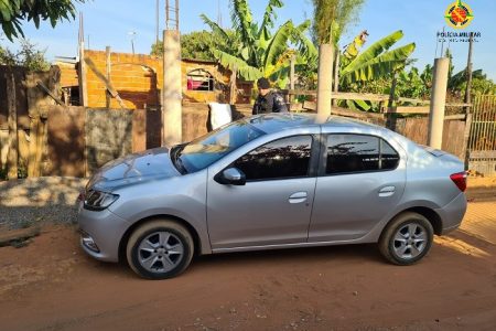 Carro roubado por adolescente PMDF
