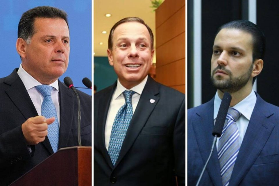 Marconi Perillo, João Doria e Alexandre Baldy