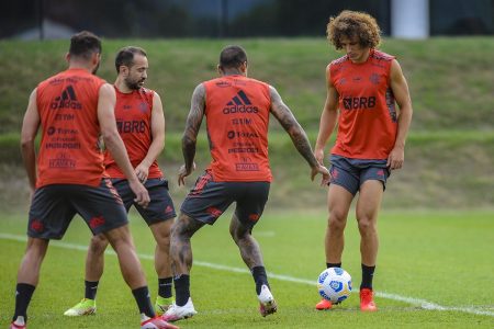 Flamengo treino David Luiz
