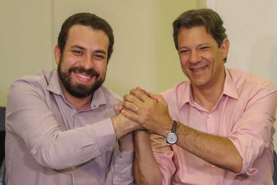 Guilherme Boulos e Fernando Haddad