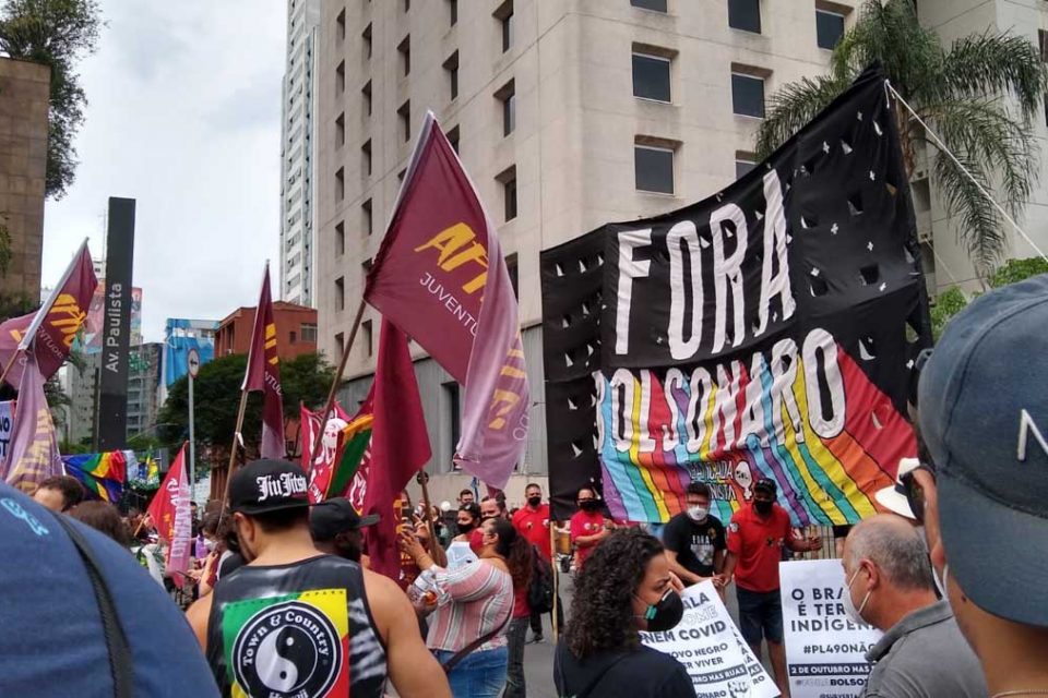 protesto contra o governo bolsonaro na avenida paulista em são paulo 1