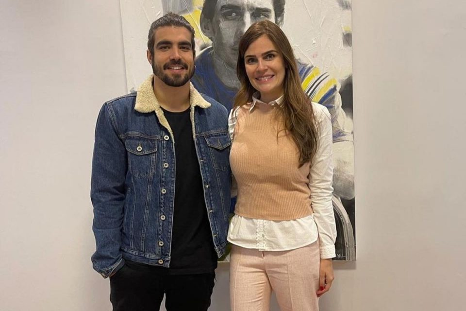 Caio Castro e Luciana Passoni