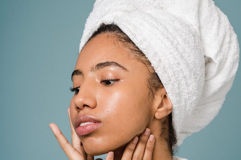 rosto skincare mulher pele