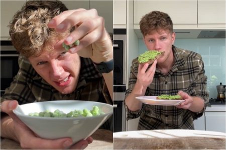 Guacamole de ervilha