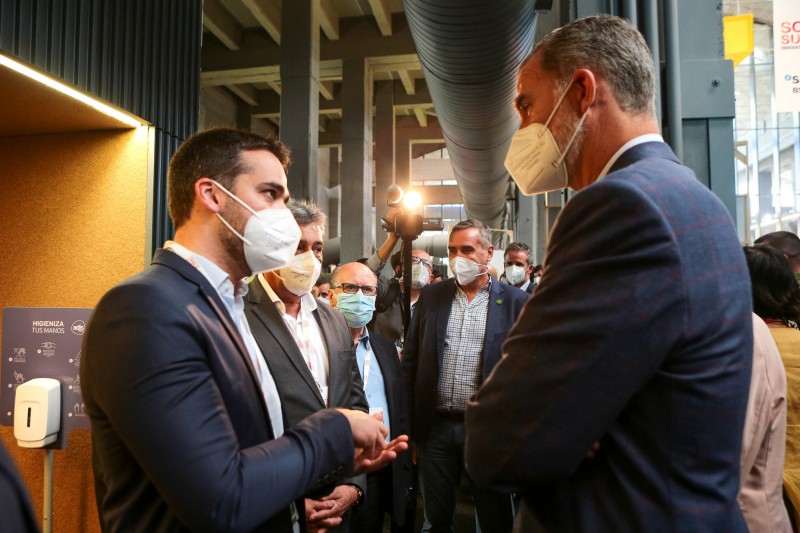 Eduardo Leite e o rei da Espanha, Felipe VI