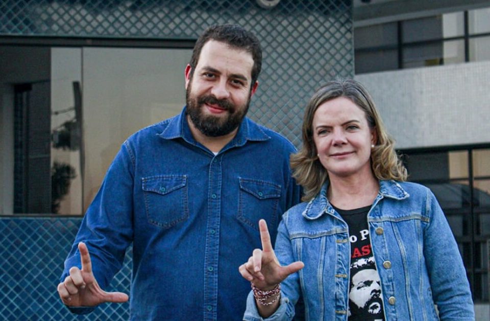 Boulos e Gleisi Hoffmann