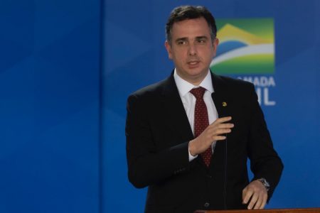 Pacheco durante Cerimônia de Sanção do Projeto de Lei que cria o Tribunal Regional Federal da 6ª Região 7