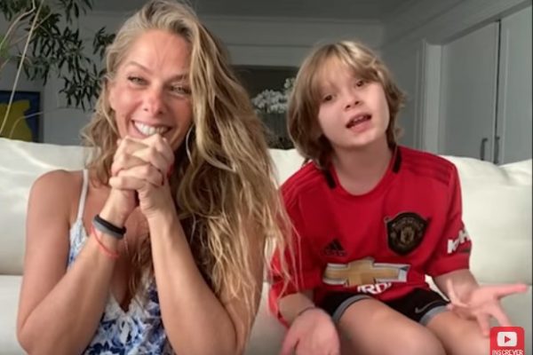 Galisteu e filho
