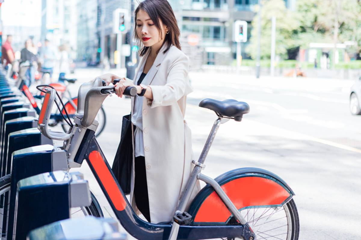 Bicicleta compartilhada 