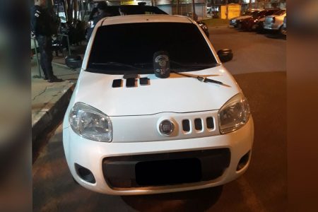 Uno roubado é encontrado pela PMDF
