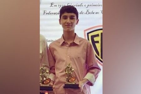 Artur Bandiera Sálvio, de 15 anos, fazia intercâmbio em Cumberland, no estado de Maryland, nos Estados Unidos