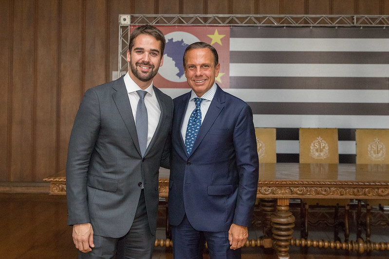 Eduardo Leite e João Doria