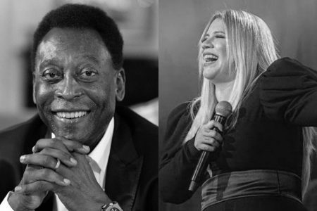 Pelé e Marília Mendonça