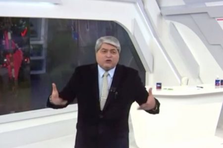 Datena discutiu ao vivo com diretora do Programa Brasil Urgente