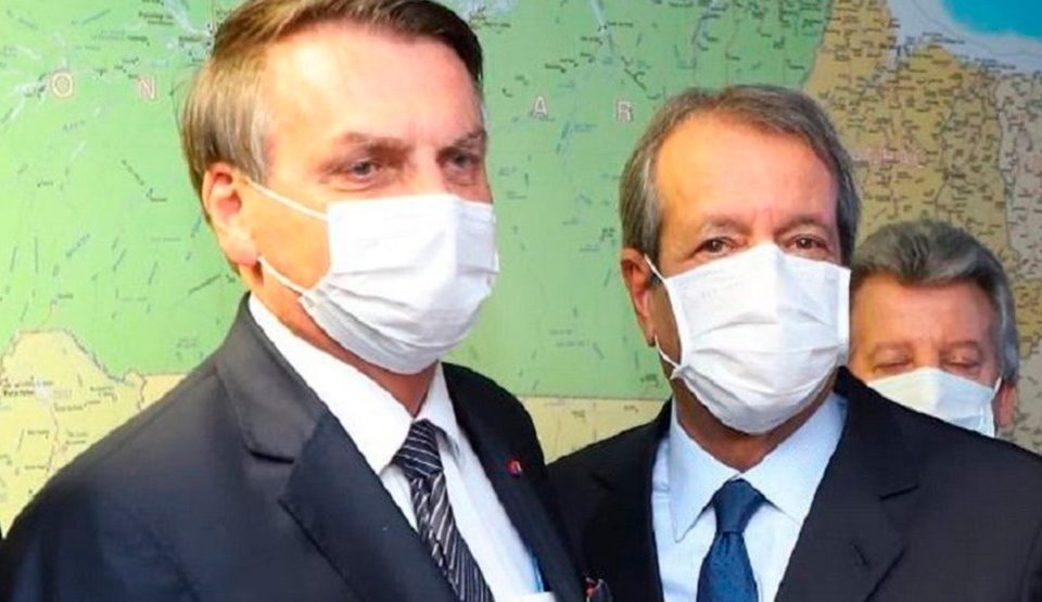 Presidente Jair Bolsonaro e Valdemar Costa Neto