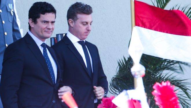 Sergio Moro e Luciano Huck