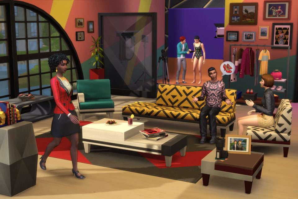 Jogo com móveis da Moschino