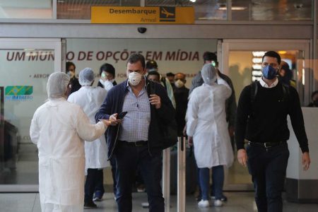 barreira sanitária no Aeroporto de Congonhas em SP - aeroporto são paulo SP exigirá passaporte da vacina em aeroporto se governo federal negar