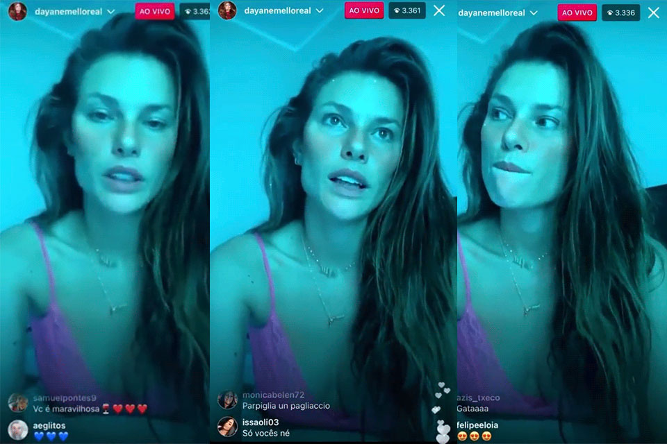 Em live no Instagram, Dayane Mello diz ter sido a protagonista de A Fazenda 13