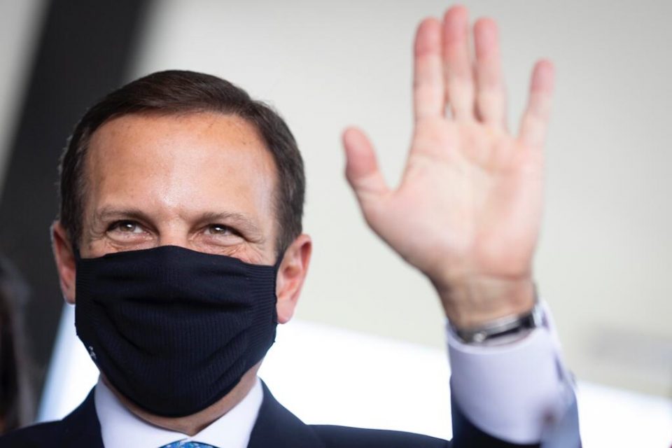 Governador de São Paulo, João Doria, após reunião no STF sobre passaporte de vacina