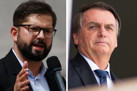 boric e bolsonaro