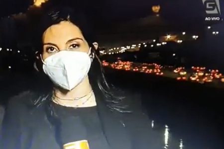Repórter sofre assalto ao vivo