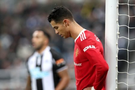 Newcastle United x Manchester United Cristiano Ronaldo