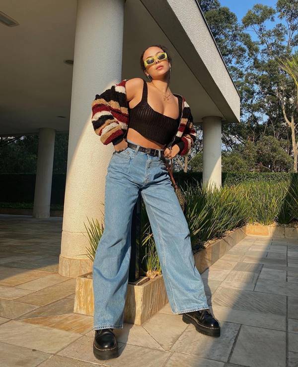 Cardigan cropped
