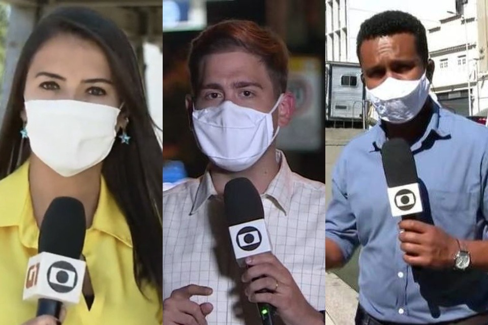 Globo volta a exigir uso de máscaras pelos repórteres no Rio de Janeiro