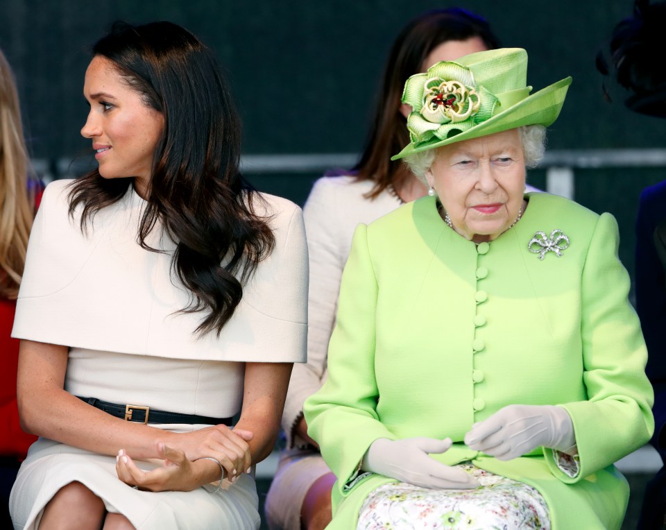 Meghan Markle e rainha Elizabeth
