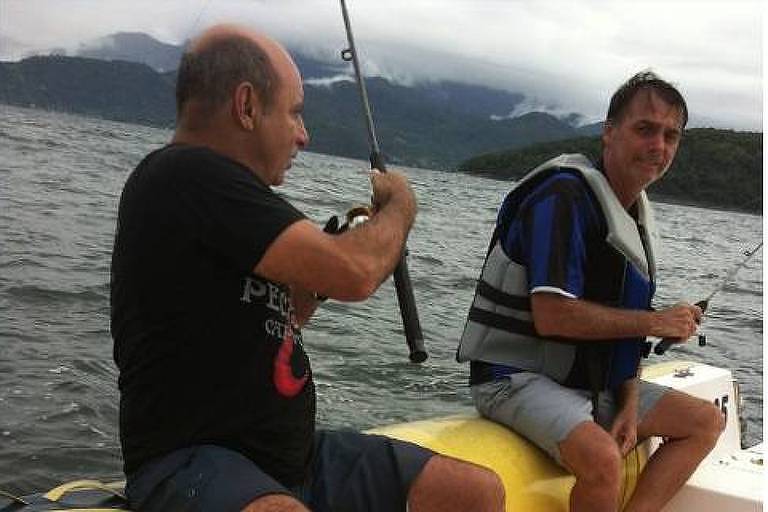 Jair Bolsonaro e Fabrício Queiroz