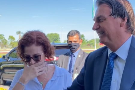 Carla Zambelli e Jair Bolsonaro