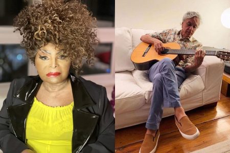 Caetano Veloso e Elza Soares