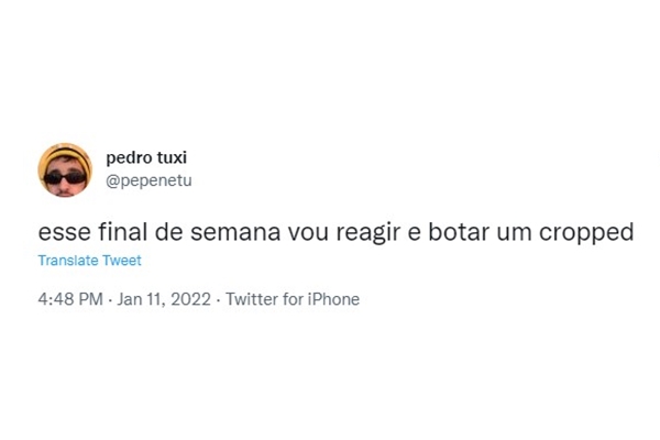 Print do Twitter