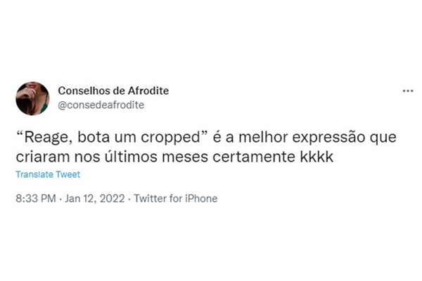 Print do Twitter
