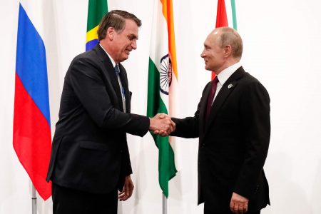 Jair Bolsonaro e Vladimir Putin