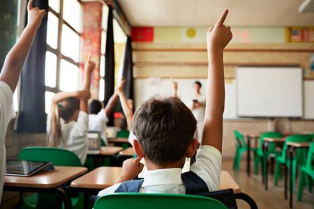 Alunos escola