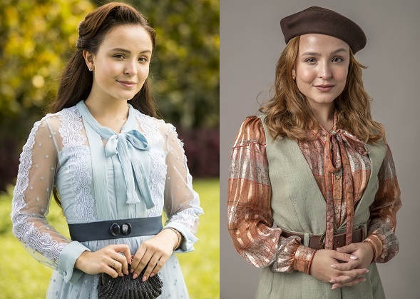 Larissa Manoela como Elisa e Isadora em Além do Tempo