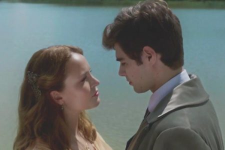 Fotografia colorida de atores da novela Além da Ilusão