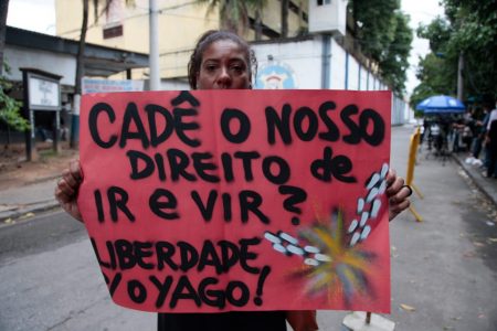 Familiar do jovem Yago Corrêa, preso no Jacarezinho ao comprar pão no Rio