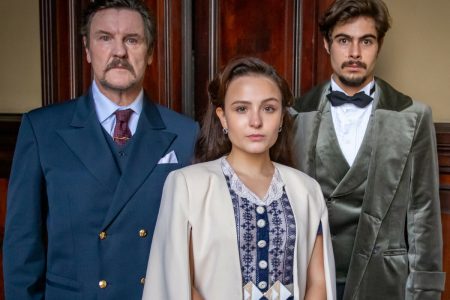 Matias, Elisa e Davi em Além da Ilusão