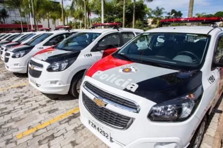 carros da PM de SP