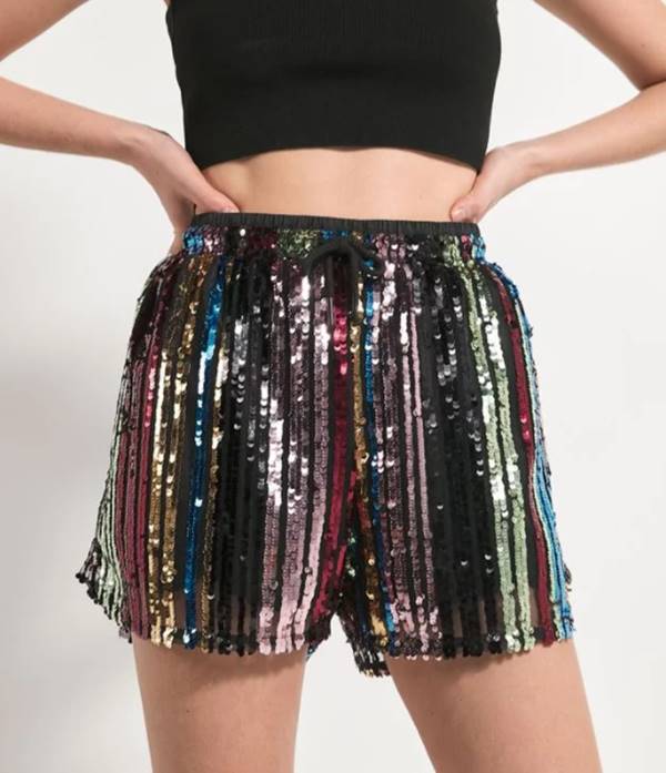 Look da Renner com paetês coloridos
