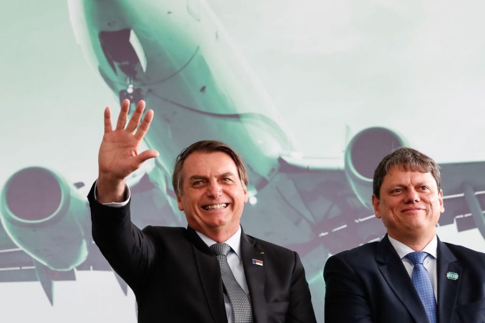 Jair Bolsonaro e Tarcísio de Freitas