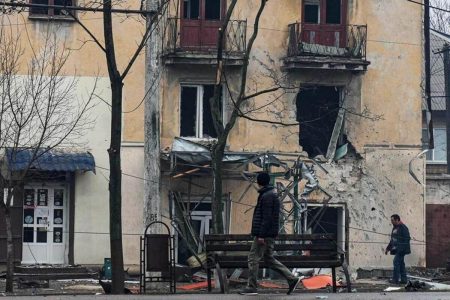 cidade portuária Mariupol, na Ucrânia